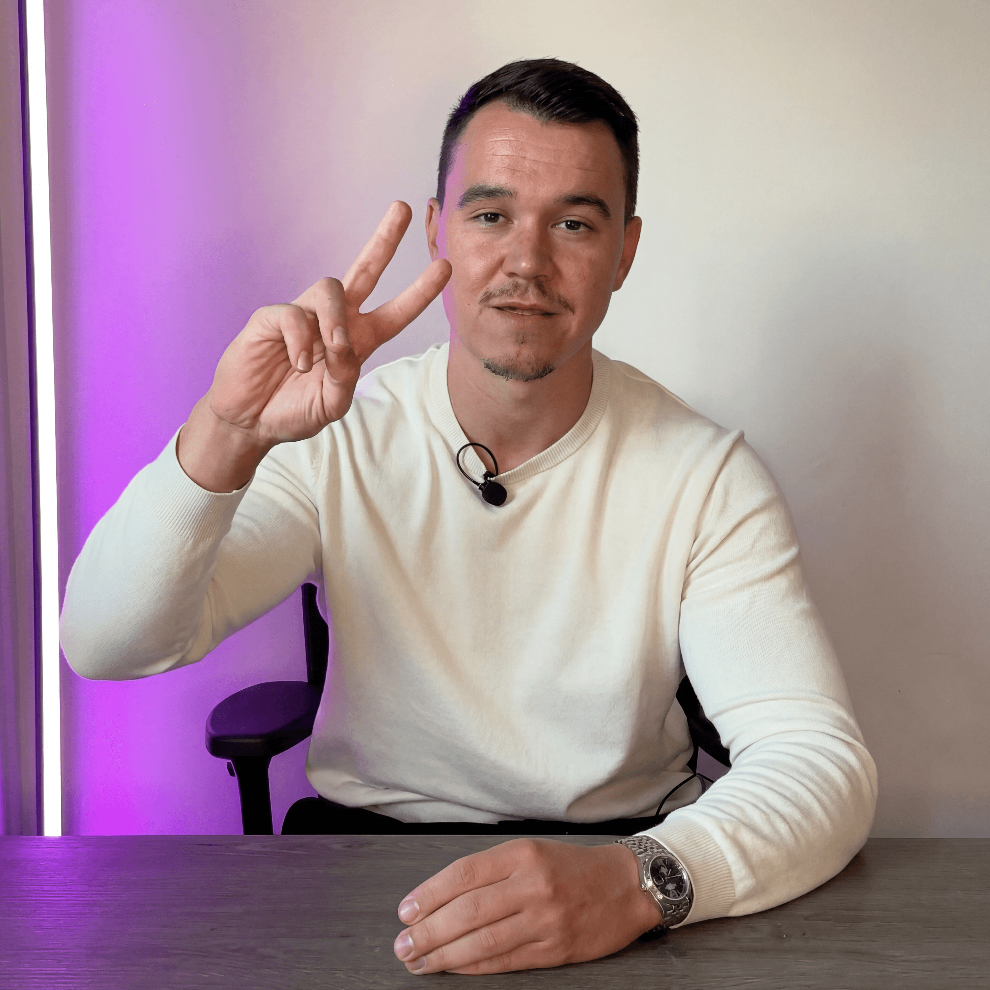 Testimonial video thumbnail